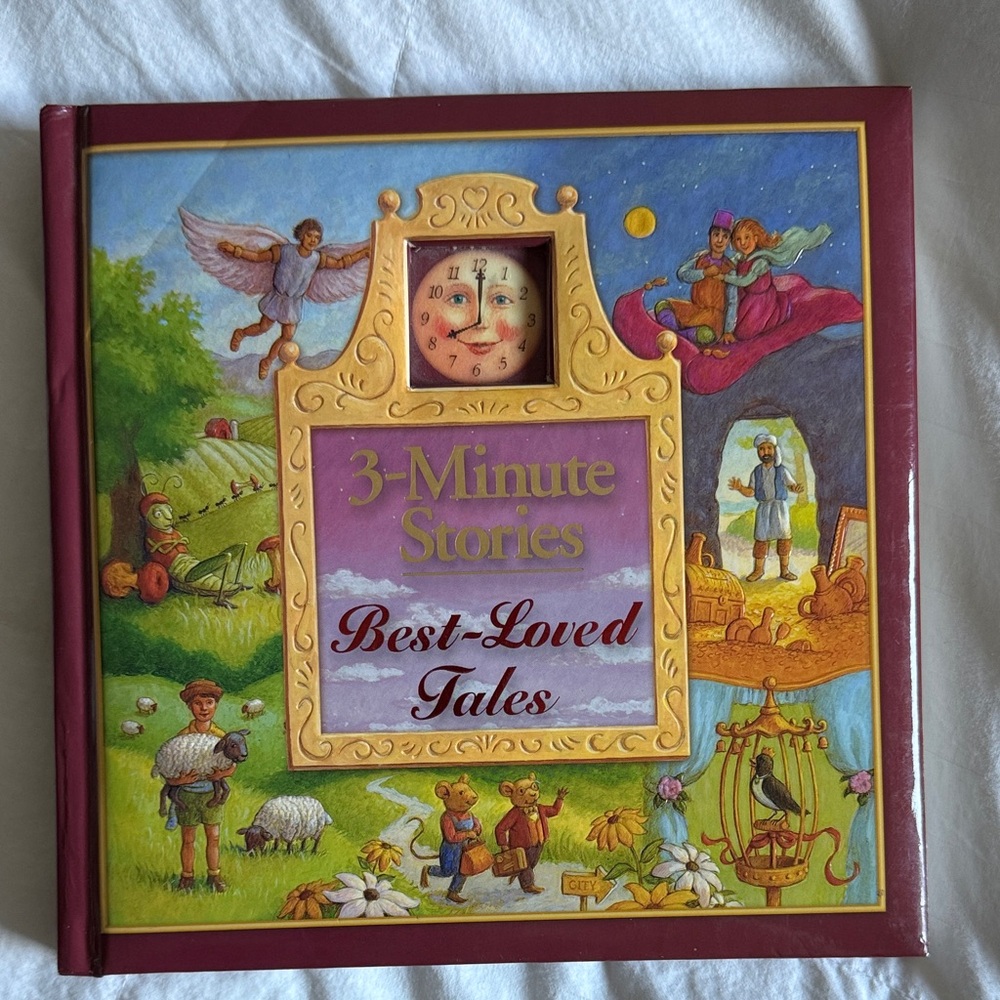 New 3-Minute Stories Best-Loved Tales Hardcover Book